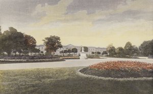 Compiegne, Fassade des Palastes zum kleinen Park von French Photographer