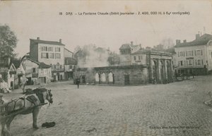 Dax - warme Quelle (täglicher Durchfluss: 2400000 Liter bei 64 Grad) von French Photographer