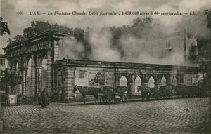 Dax - warme Quelle (täglicher Durchfluss: 2400000 Liter bei 64 Grad) von French Photographer
