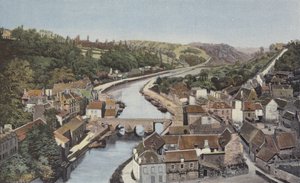 Dinan und die untere Rance, Blick vom Viadukt Lanvallay von French Photographer