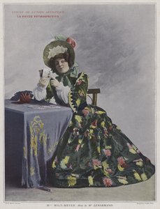 Emilie Mily-Meyer als Mademoiselle Lenormand in La Revue Retrospective von French Photographer