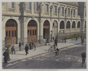 Ende des Schultages um vier Uhr, Lycee Janson de Sailly, Paris von French Photographer