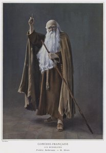Eugene Silvain als Friedrich Barbarossa in Les Burgraves von French Photographer