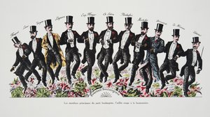 Eventail Boulangiste, aus Histoire de la Troisieme Republique, Bd. I, l