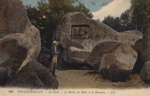 Fontainebleau, La Forêt, Le Rocher de Milet et de Rousseau von French Photographer