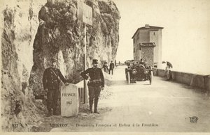 Französisch-italienische Grenze, Menton von French Photographer