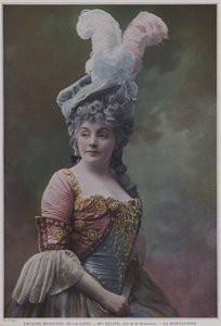 Gabrielle Rejane in der Titelrolle in La Montansier von French Photographer