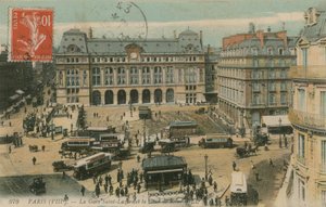 Gare St Lazare und Cour de Rome, Paris