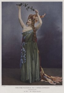 Georgette Brejean-Graviere als die Fee in Cendrillon von French Photographer