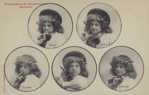 Mädchen, das Grimassen schneidet von French Photographer