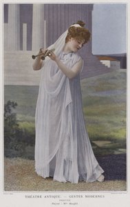 Jane Margyl in der Titelrolle in Phryne von French Photographer