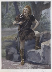 Jean de Reszke in der Titelrolle in Siegfried