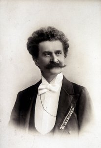 Johann II. Strauss Sohn (1825-1899), österreichischer Komponist von French Photographer