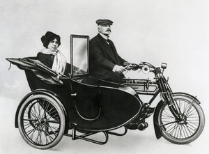 Jouve & Co. Beiwagen, 1914 von French Photographer