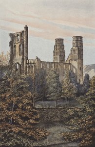 Jumièges, Ehemalige Abtei, Gesamtansicht N O von French Photographer