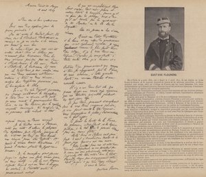 Die Kommune von Paris, Gustave Flourens (s/w Foto) von French Photographer