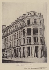 Die Kommune von Paris, Magasins Reunis, Place du Chateau-d