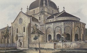 Layrac, Kirche, Gesamtansicht SE