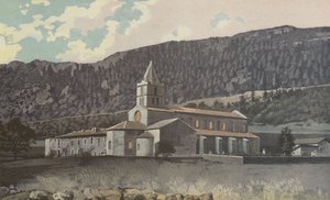 Leoncel, Blick auf die Abtei, Nordostseite von French Photographer