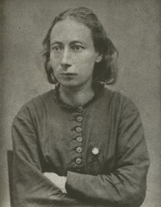 Louise Michel, Pariser Kommune (s/w Foto) von French Photographer