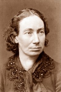 Louise Michel ca. 1870 (1833-1905), französische anarchistische Revolutionärin, die an der Pariser Kommune 1871 teilnahm von French Photographer