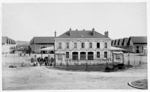 Märkte und Schlachthöfe der Villette - Fotografie, spätes 19. Jahrhundert von French Photographer