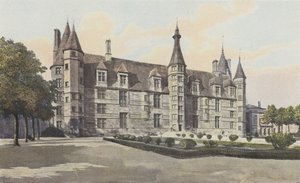 Nevers, Ehemaliges Herzogsschloss, Südfassade von French Photographer