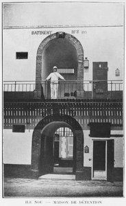 Neukaledonien, Insel Nou, Haus der Haft, aus La Depeche Coloniale, 1903