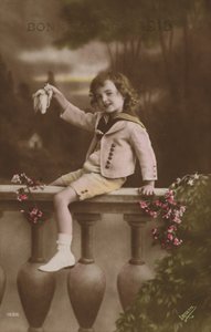 Neujahrskarte, 1916 von French Photographer