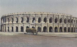 Nîmes, Arenen, Außenansicht von French Photographer