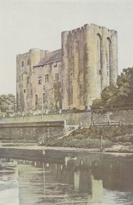 Niort, Schloss, Ansicht von der linken Uferseite der Sèvre Niortaise von French Photographer