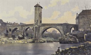 Orthez, Brücke über den Gave de Pau von French Photographer