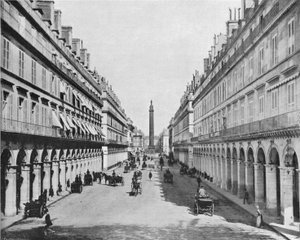 Paris - Die Rue Castiglione - Der Place Vendome von French Photographer