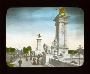 Pariser Weltausstellung: Pont Alexandre III, 1900 von French Photographer