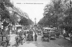 Paris, Der Boulevard Montmartre von French Photographer
