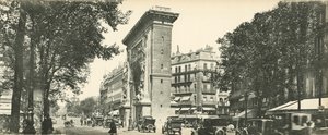 Paris, Perspektive der Großen Boulevards, Das Tor St-Denis von French Photographer