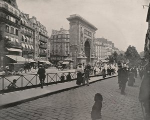 Paris: Porte St Denis, Mittagspause von French Photographer