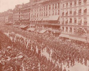Paris: Präsident der Republik und der Trauerzug von French Photographer