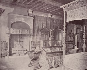 Paris: Zimmer von Franz I., Musée Cluny von French Photographer