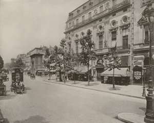 Paris: Theater der Renaissance und Porte St. Martin von French Photographer
