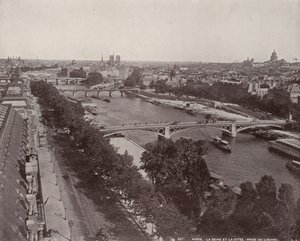 Paris: Blick auf die Seine und die Stadtinsel von French Photographer