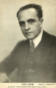 Paul Faure, französischer sozialistischer Politiker von French Photographer