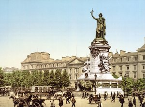 Place de la République, Paris, veröffentlicht 1900