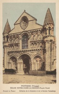 Poitiers, Kirche Notre Dame La Grande von French Photographer