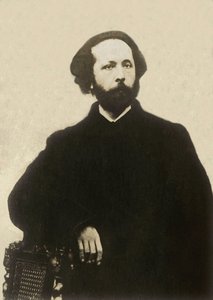 Porträt von Edouard Lalo (1823-1892), französischer Komponist. Fotografie, späte 19. Jahrhundert, Paris.