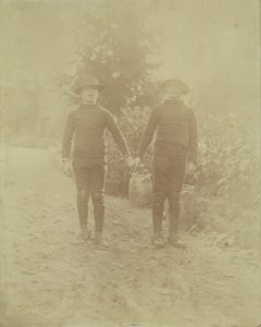 Porträt von Michel Monet und Jean-Pierre Hoschede