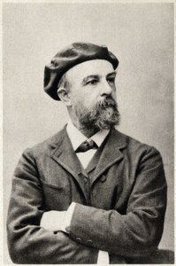 Porträt von Odilon Redon (1840-1916), französischer Maler. Fotografie von French Photographer