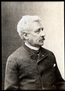 Porträt von Olivier Métra (1830-1889), französischer Dirigent und Komponist