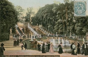 Saint-Cloud - Wasserfälle gebaut zu Ehren von Ludwig XIV. von Antoine Le Pautre und Jules Hardouin Mansart