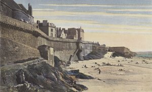 Saint-Malo, Die westlichen Befestigungen (13. Jahrhundert) von French Photographer